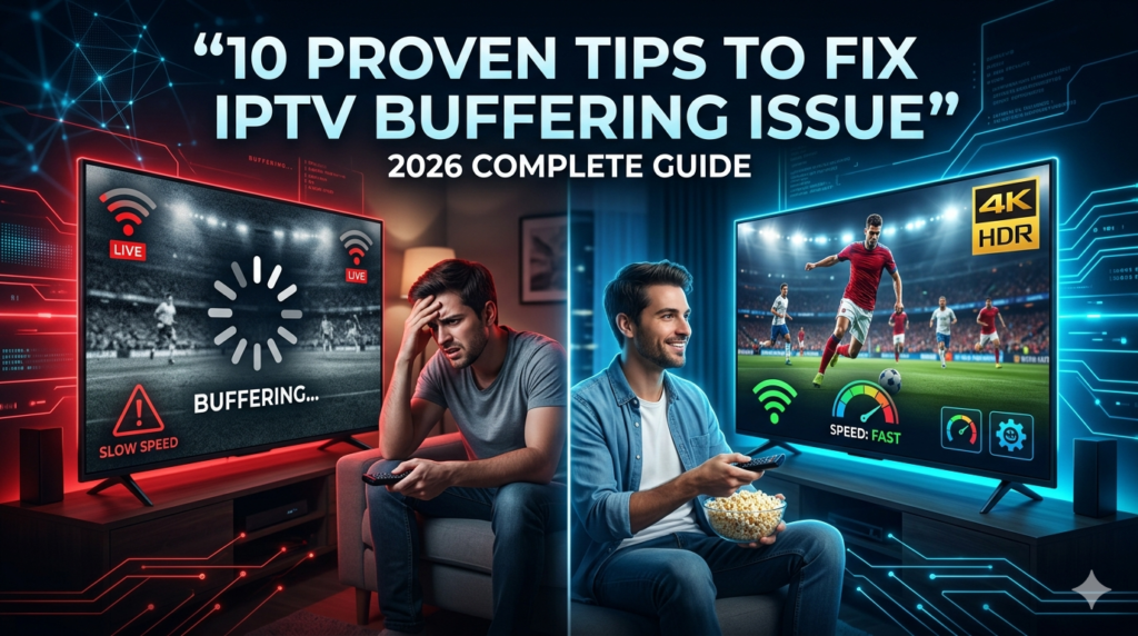 10 Proven Tips to Fix IPTV Buffering Issue (2026 Guide)